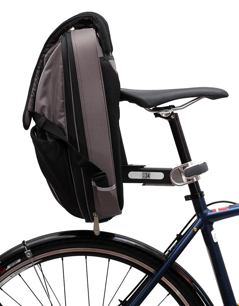 Bike deals backpack holder